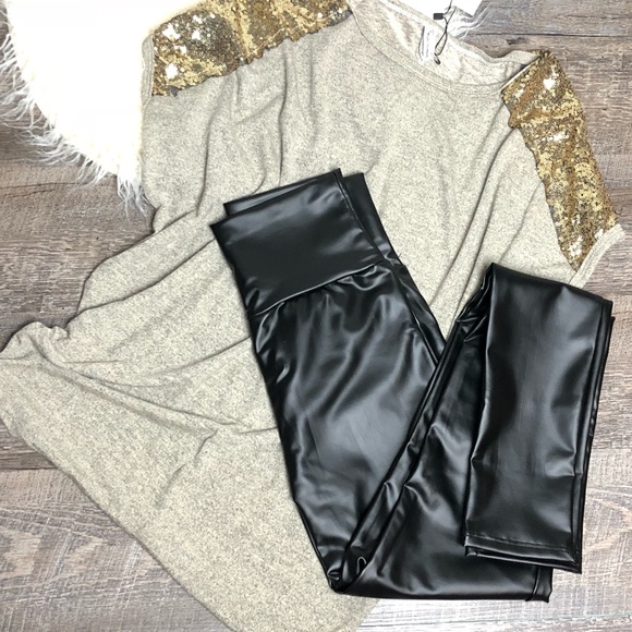 Faux Leather Leggings! - Picture 7 of 7